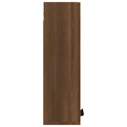 Wall-mounted Bathroom Cabinet Brown Oak 32x20x67 cm - Bend