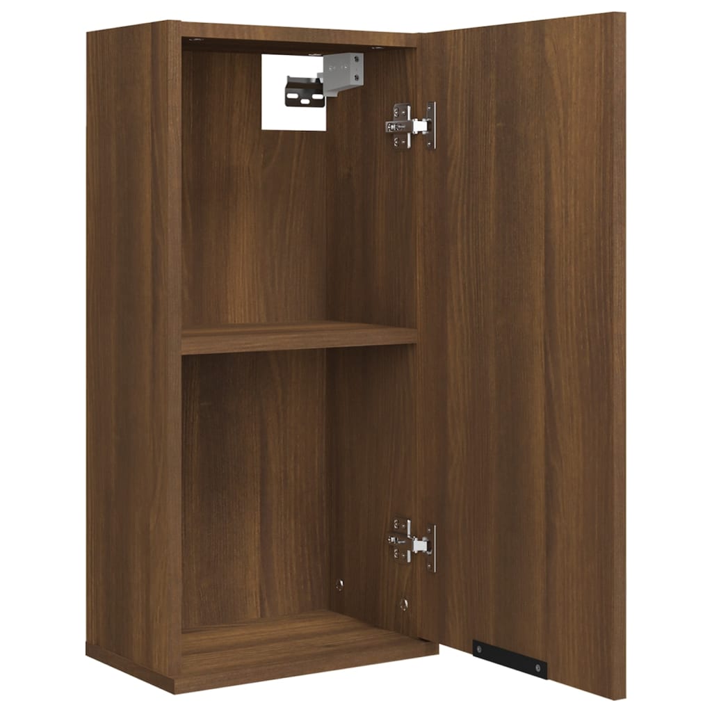 Wall-mounted Bathroom Cabinet Brown Oak 32x20x67 cm - Bend