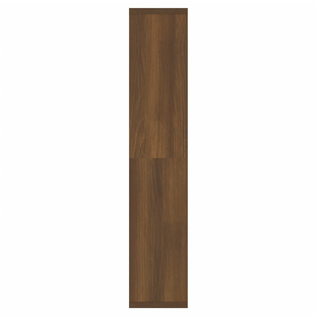 Mirror Cabinet with LED Brown Oak 91x15x76.5 cm - Bend