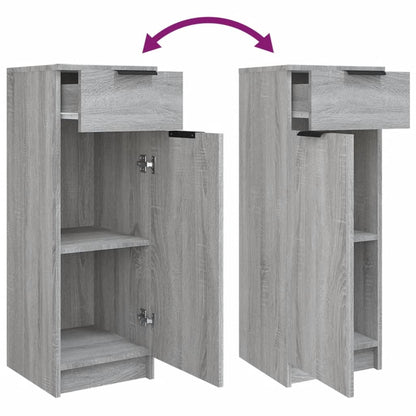 5 Piece Bathroom Cabinet Set Grey Sonoma Engineered Wood