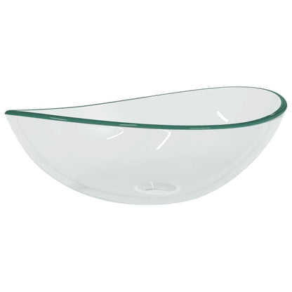 Basin Tempered Glass 54.5x35x15.5 cm Transparent