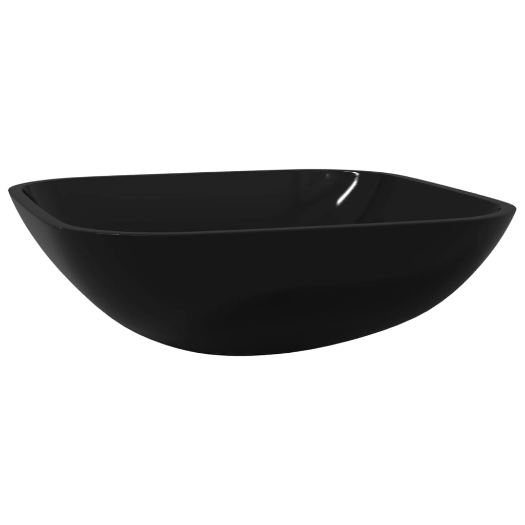 Square Glass Basin with Rounded Base - Bend