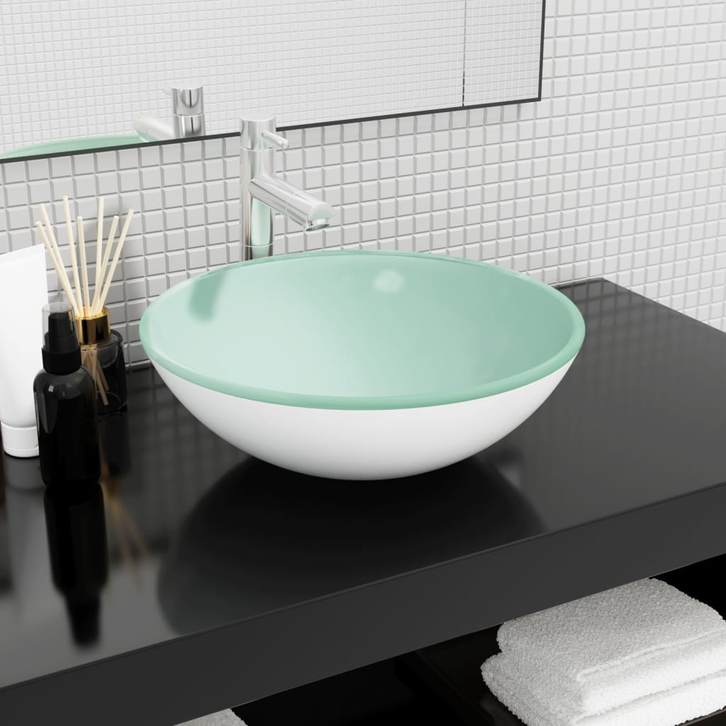 Tempered Glass Basin - Bend