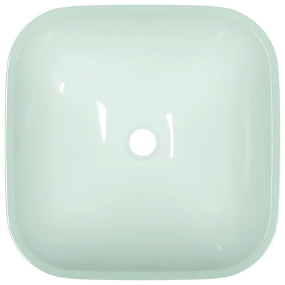 Square Glass Basin with Rounded Base - Bend