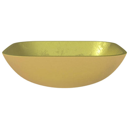 Square Glass Basin with Rounded Base - Bend