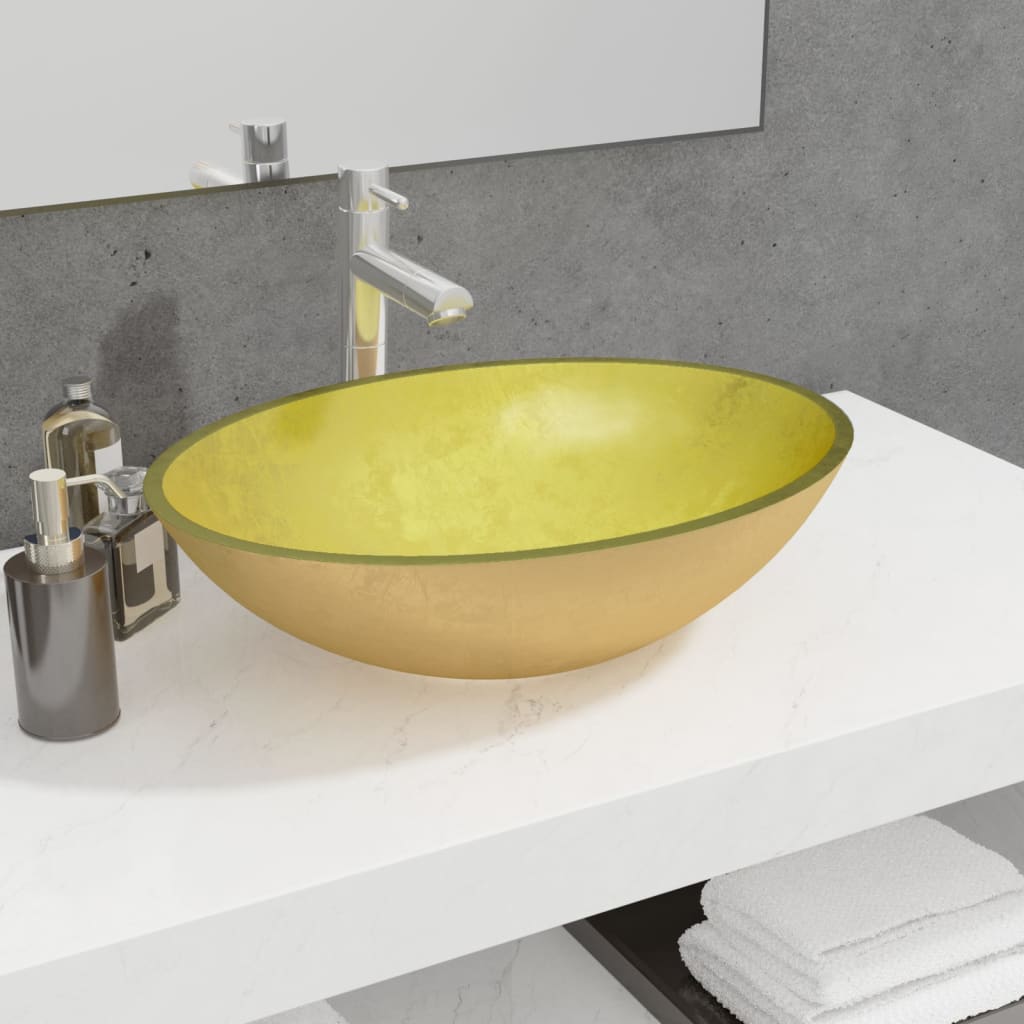 Tempered Glass Basin - Bend