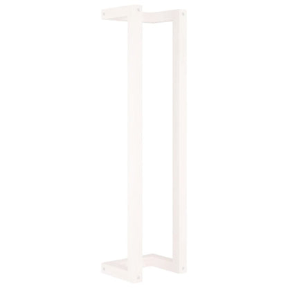 Towel Rack White 23x18x90 cm Solid Wood Pine