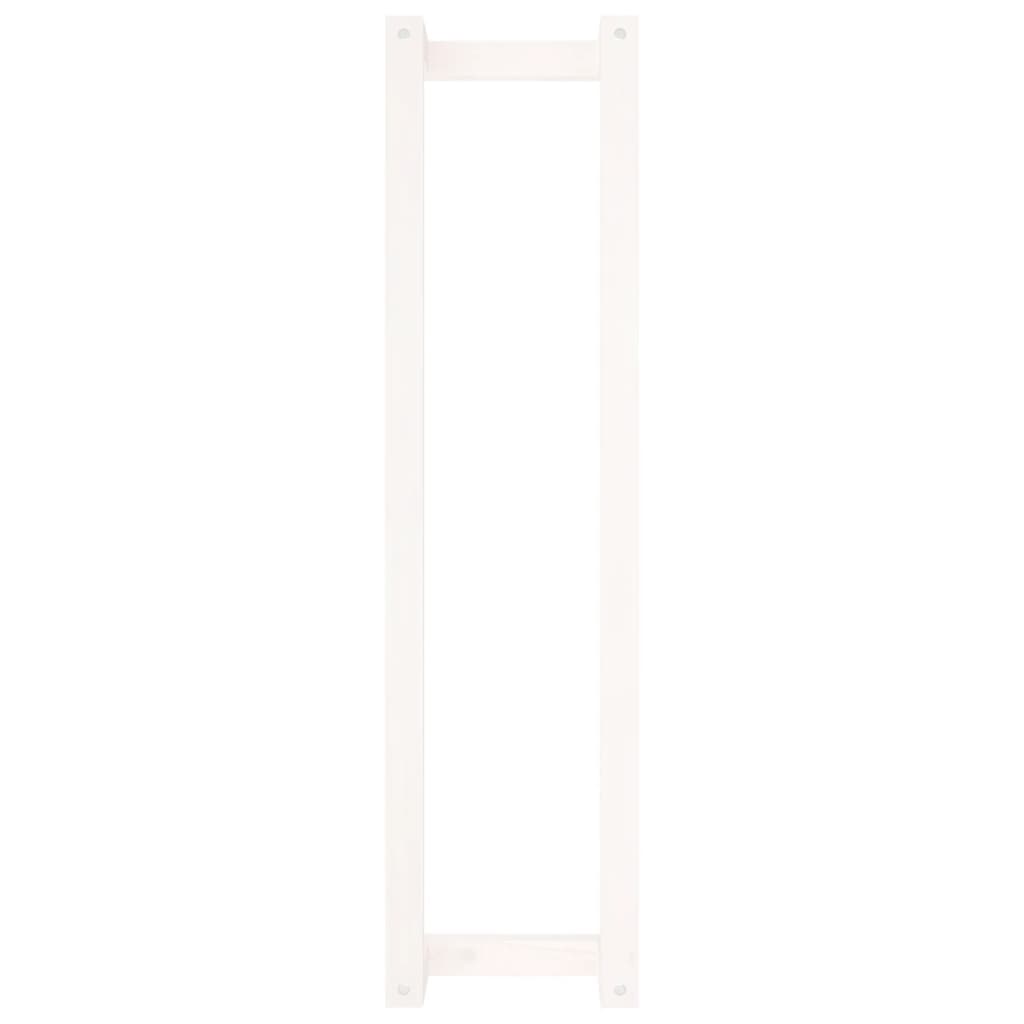 Towel Rack White 23x18x90 cm Solid Wood Pine