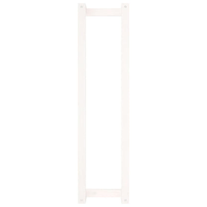 Towel Rack White 23x18x90 cm Solid Wood Pine