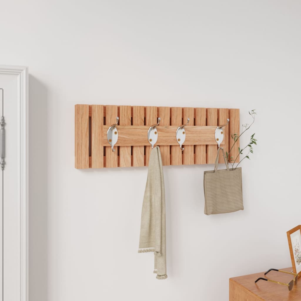 Wall Hanger 42x8.5x14 cm Solid Wood Walnut - Bend