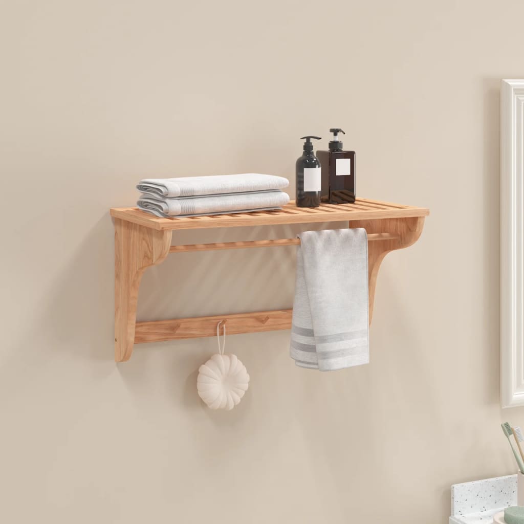 Rustic Walnut Towel Holder - Bend