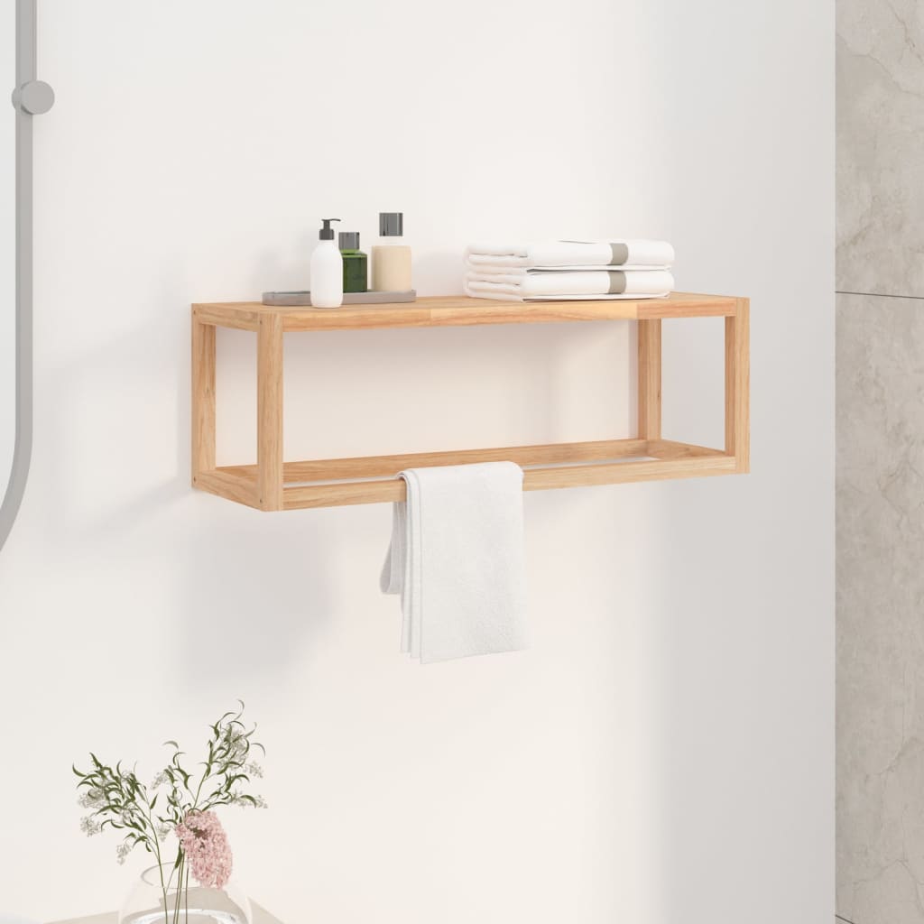 Walnut Towel Storage Rack - Bend