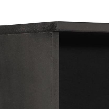 Bathroom Cabinet Black 38x33x160 cm Solid Wood Mango - Bend