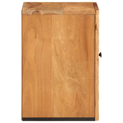 Bathroom Wall Cabinet 38x33x48 cm Solid Wood Acacia - Bend