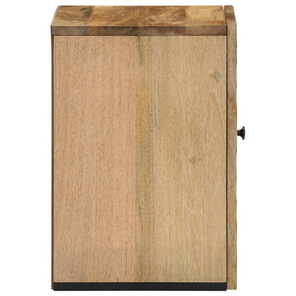 Bathroom Wall Cabinet 38x33x48 cm Solid Wood Mango - Bend