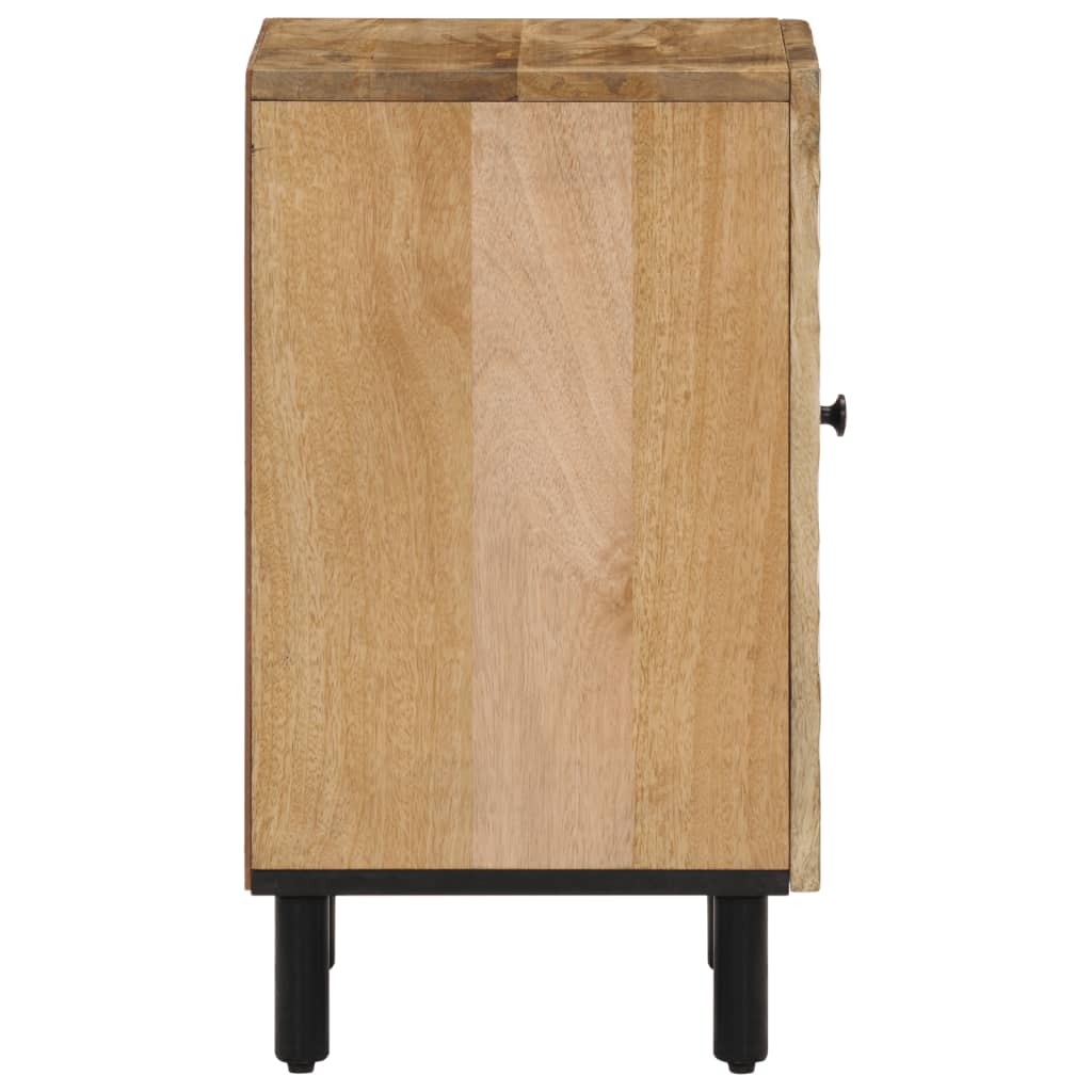 Mango Wood Bathroom Storage Cabinet - Bend