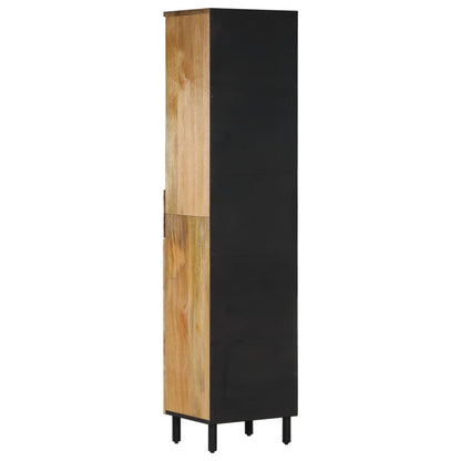 Mango Wood Bathroom Storage Cabinet - Bend