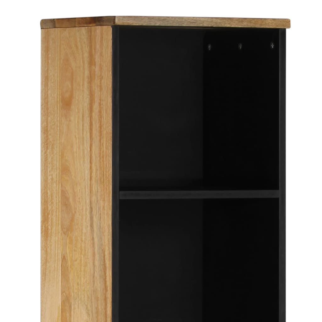 Mango Wood Bathroom Storage Cabinet - Bend