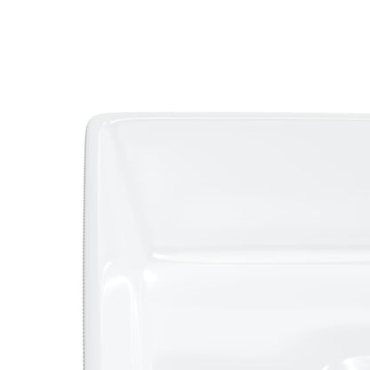 Wash Basin White 37x37x13 cm Ceramic Square - Bend