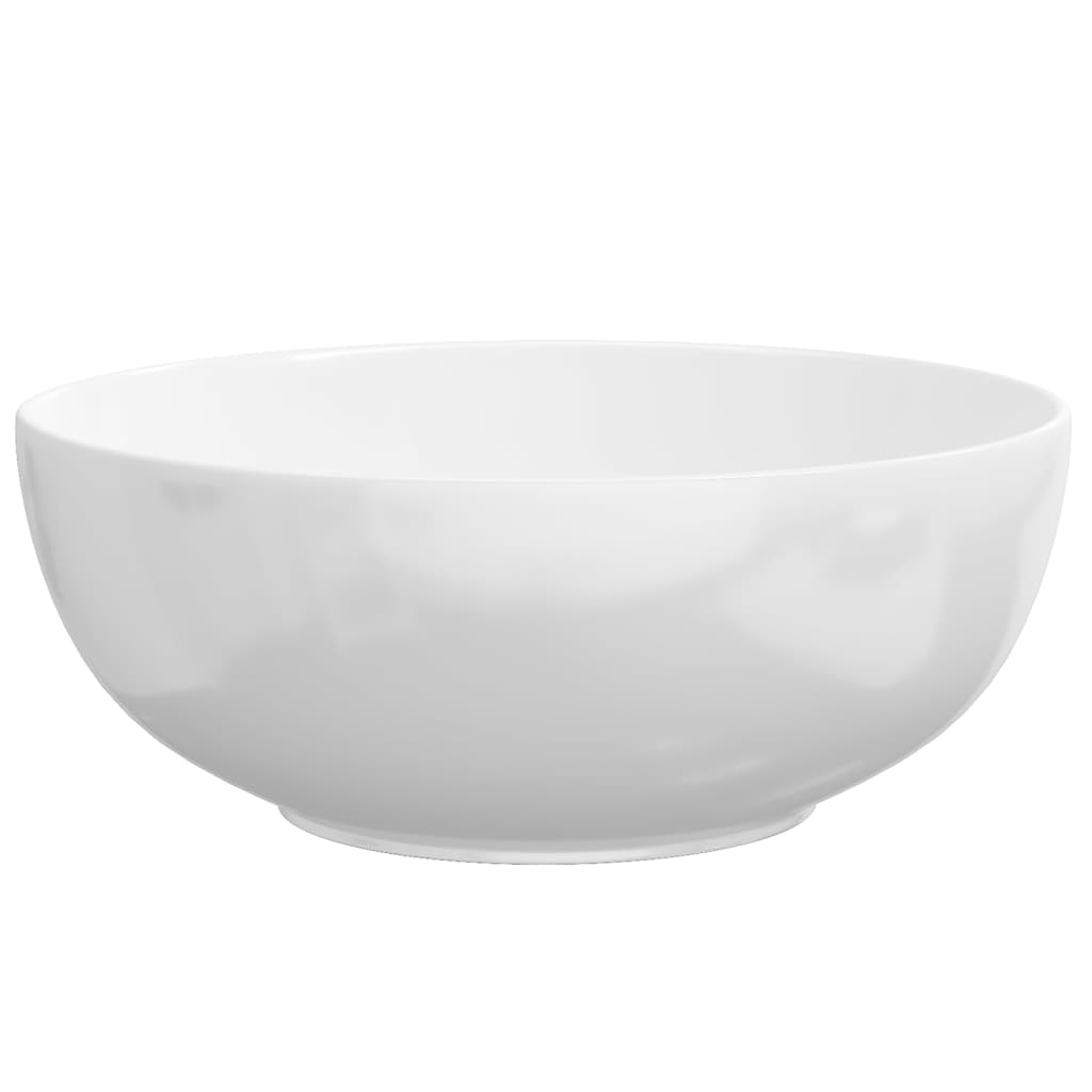 Wash Basin White 44x17 cm Ceramic Round - Bend