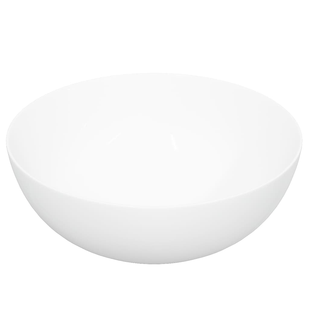 Wash Basin White 36x15 cm Ceramic Round - Bend