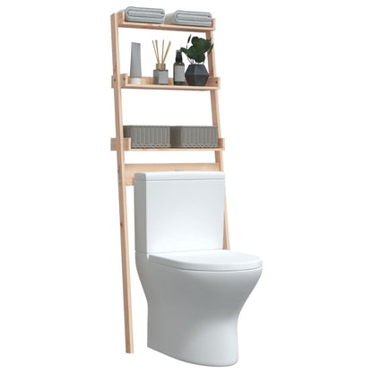 Toilet Rack 63.5x32x179 cm Solid Wood Pine - Bend