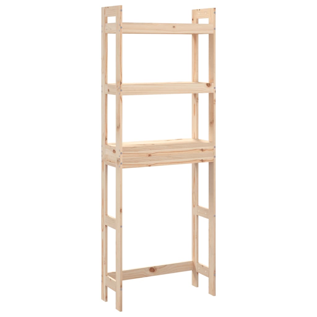 Toilet Rack 63x26x171 cm Solid Wood Pine - Bend