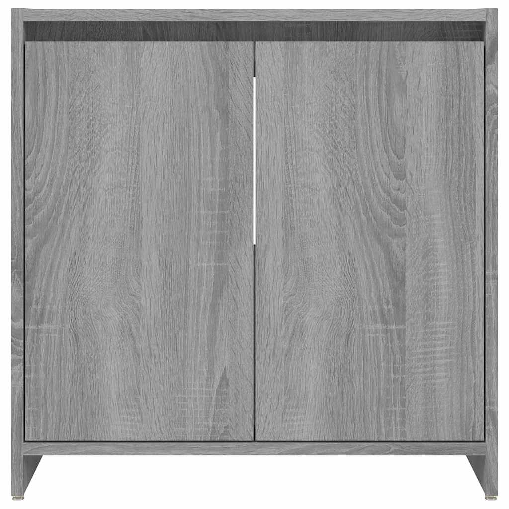 Bathroom Cabinet Grey Sonoma 60x33x61 cm Engineered Wood