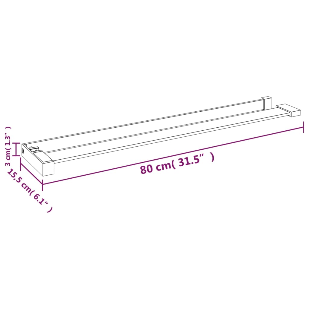 Shower Shelf for Walk-in Shower Wall - Bend