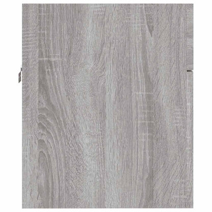 2 Piece Bathroom Furniture Set Grey Sonoma Engineered Wood