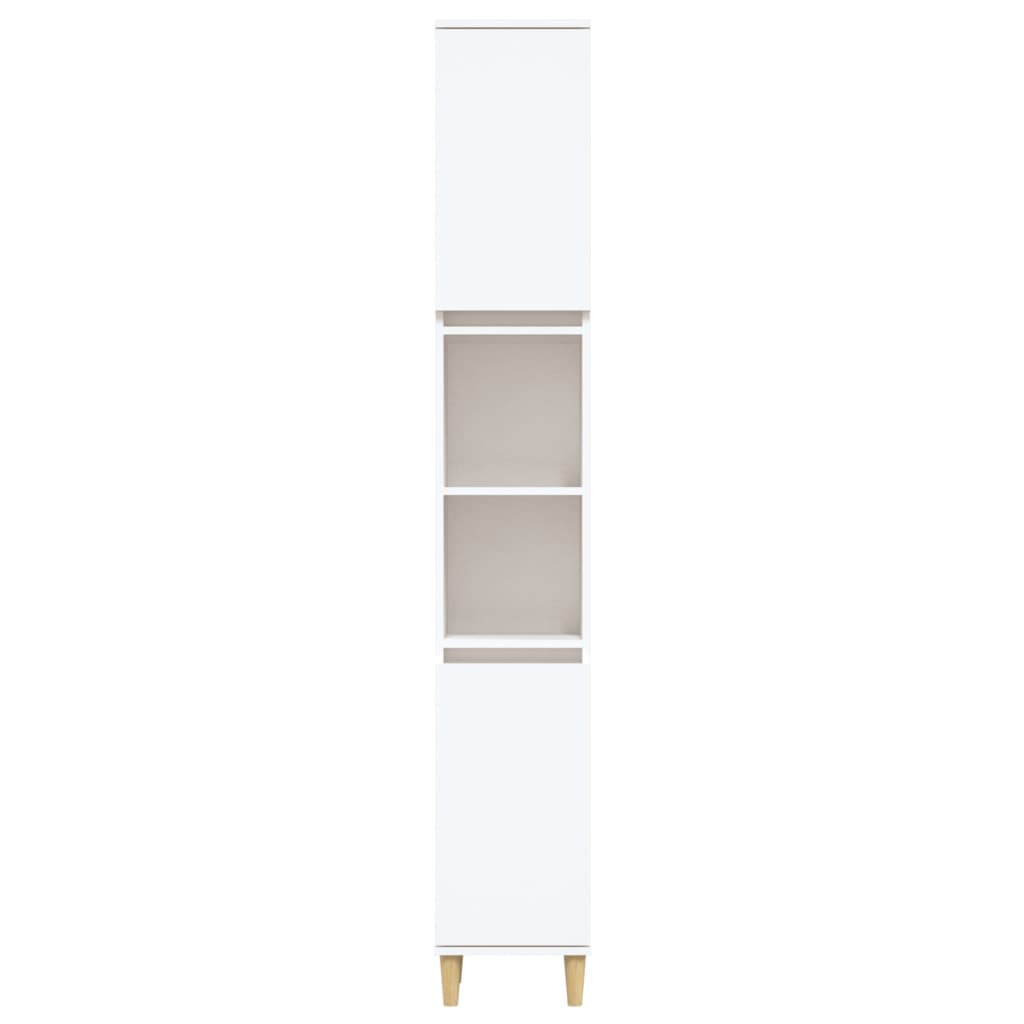 Bathroom Cabinet White 30x30x190 cm Engineered Wood - Bend