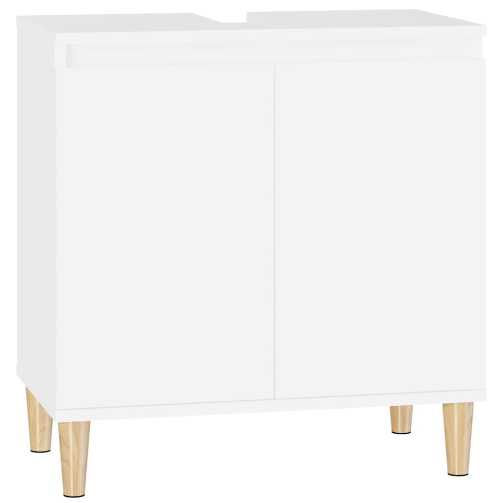 Sink Cabinet White 58x33x60 cm Engineered Wood - Bend