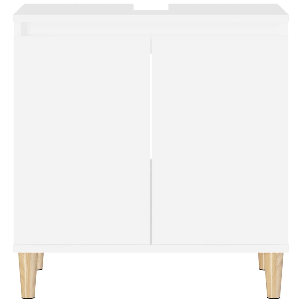 Sink Cabinet White 58x33x60 cm Engineered Wood - Bend