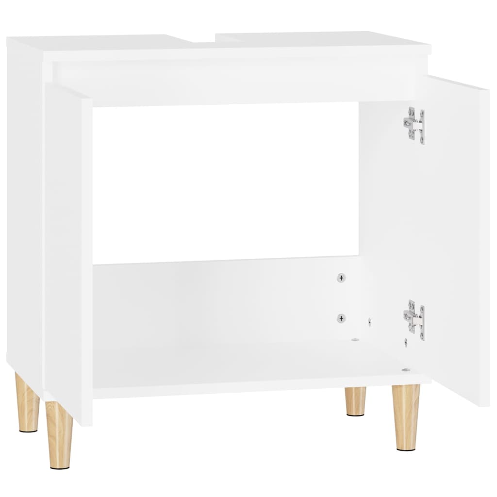 Sink Cabinet White 58x33x60 cm Engineered Wood - Bend