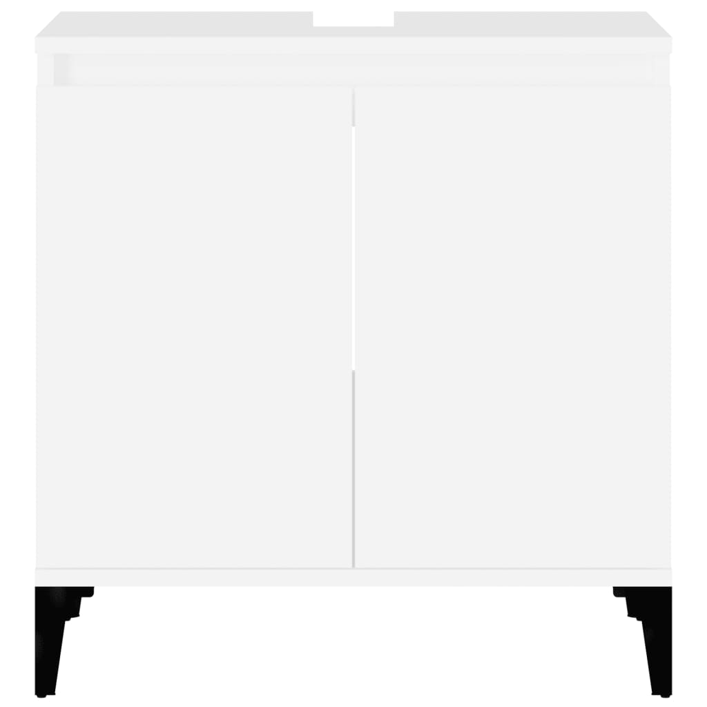 Sink Cabinet White 58x33x60 cm Engineered Wood - Bend