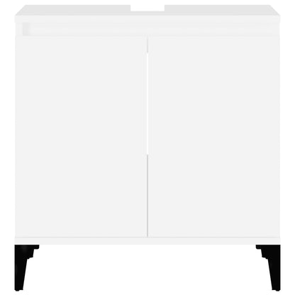 Sink Cabinet White 58x33x60 cm Engineered Wood - Bend