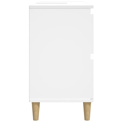 Sink Cabinet White 80x33x60 cm Engineered Wood - Bend