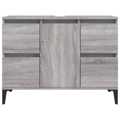 Sink Cabinet Grey Sonoma 80x33x60 cm Engineered Wood