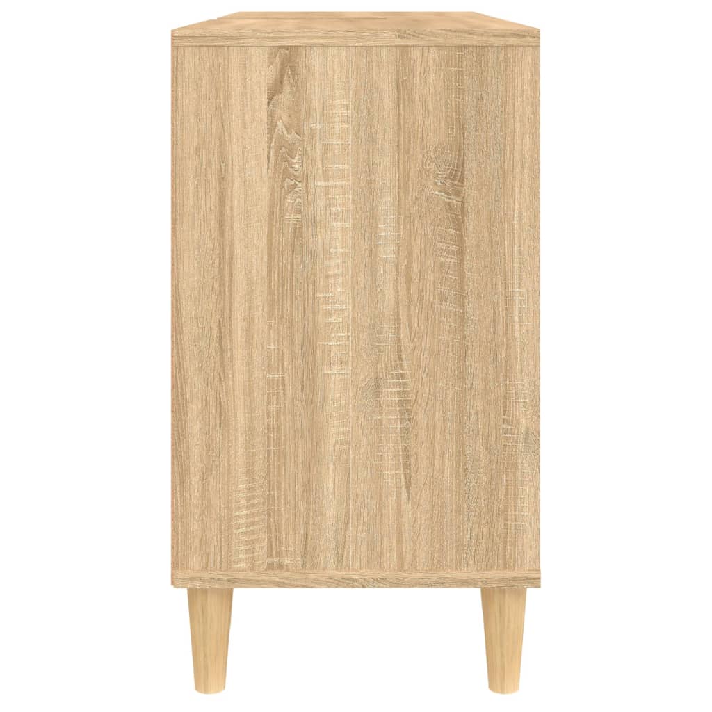 Sink Cabinet Sonoma Oak 80x33x60 cm Engineered Wood - Bend