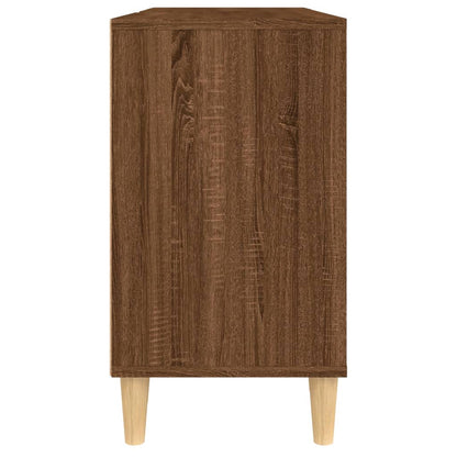 Sink Cabinet Brown Oak 80x33x60 cm Engineered Wood - Bend