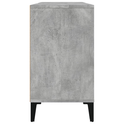 Sink Cabinet Concrete Grey 80x33x60 cm Engineered Wood - Bend