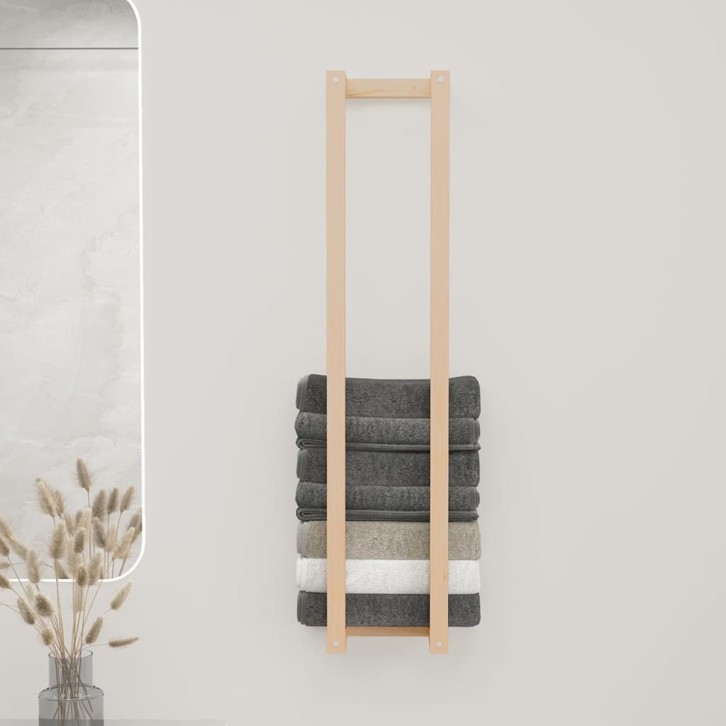 Towel Rack - Solid Wood Pine/ Metal - Bend