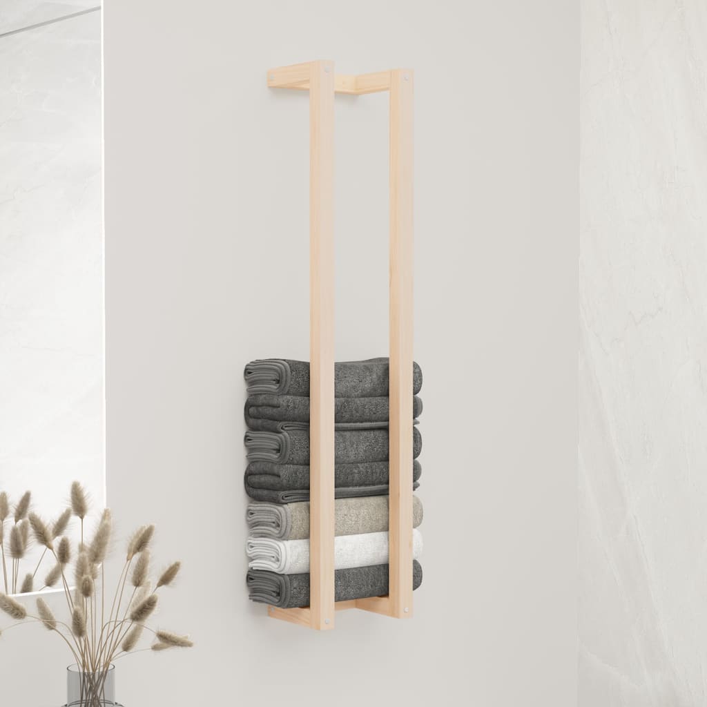 Towel Rack - Solid Wood Pine/ Metal - Bend