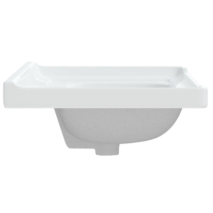 Bathroom Sink Rectangular Ceramic White - Bend