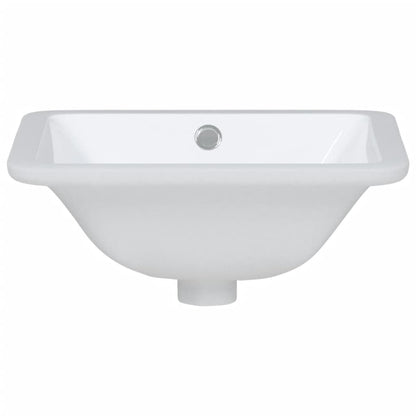 Bathroom Sink Rectangular Ceramic White - Bend