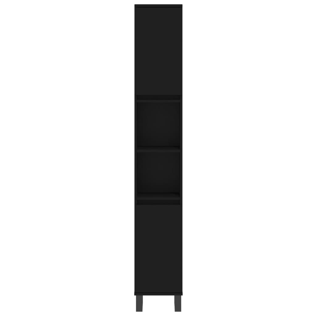 Modern Black Bathroom Storage Cabinet - Bend