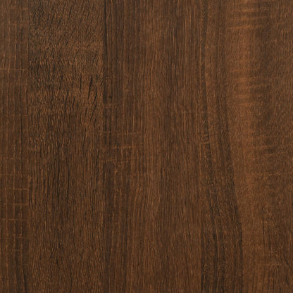 Bathroom Cabinet Brown Oak 30x30x100 cm Engineered Wood