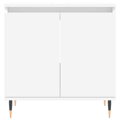 Bathroom Cabinet White 58x33x60 cm Engineered Wood