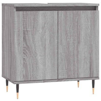 Bathroom Cabinet Grey Sonoma 58x33x60 cm Engineered Wood