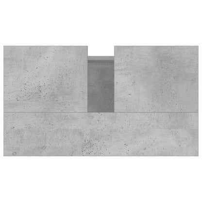 Bathroom Cabinet Concrete Grey 58x33x60 cm Engineered Wood